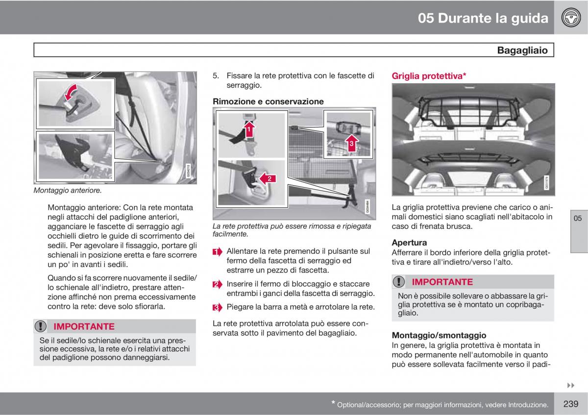 manual  Volvo XC60 I 1 manuale del proprietario / page 239