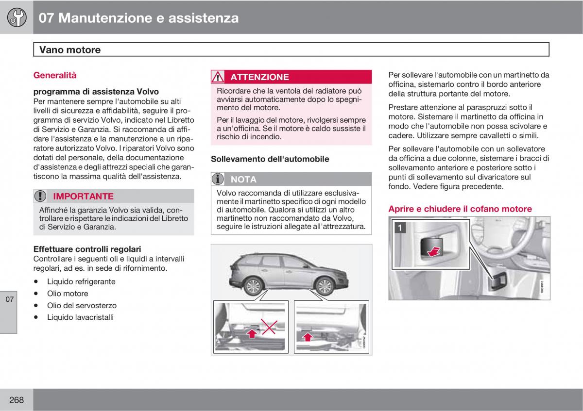 manual  Volvo XC60 I 1 manuale del proprietario / page 268