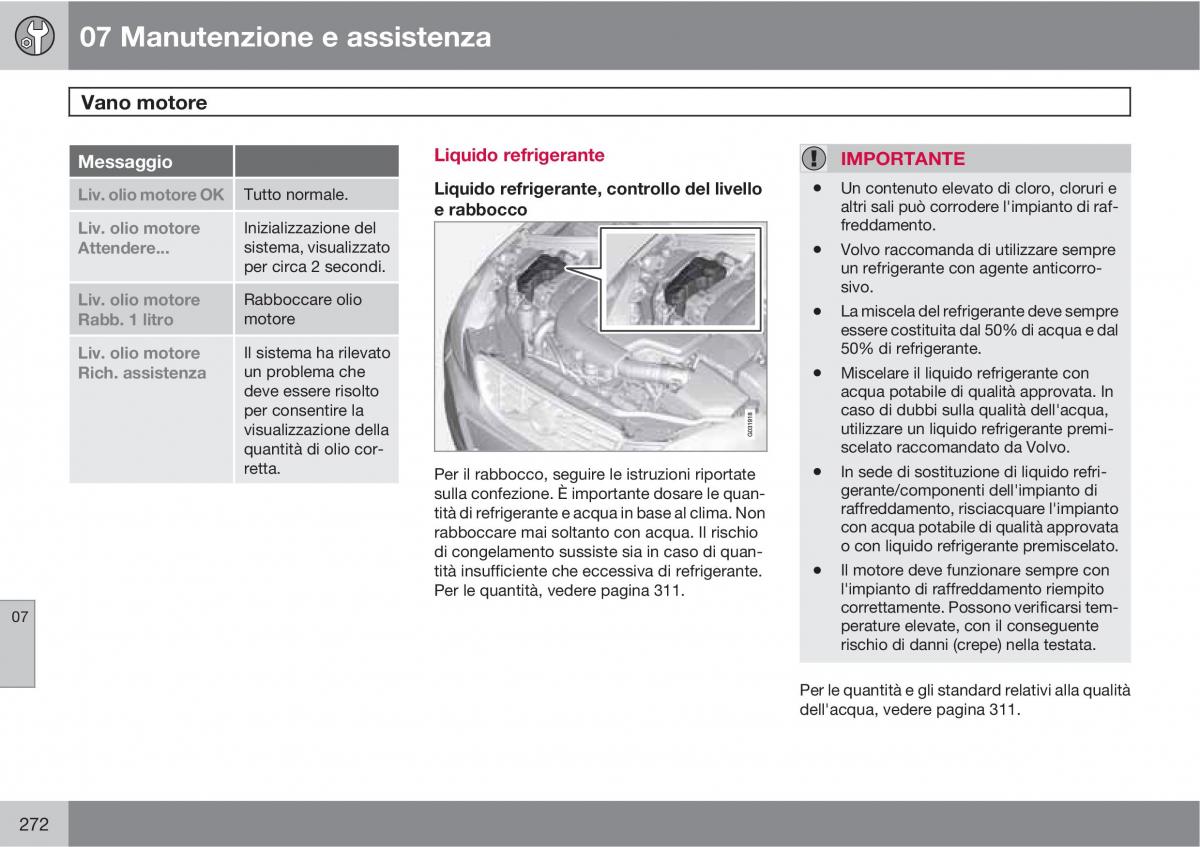 manual  Volvo XC60 I 1 manuale del proprietario / page 272