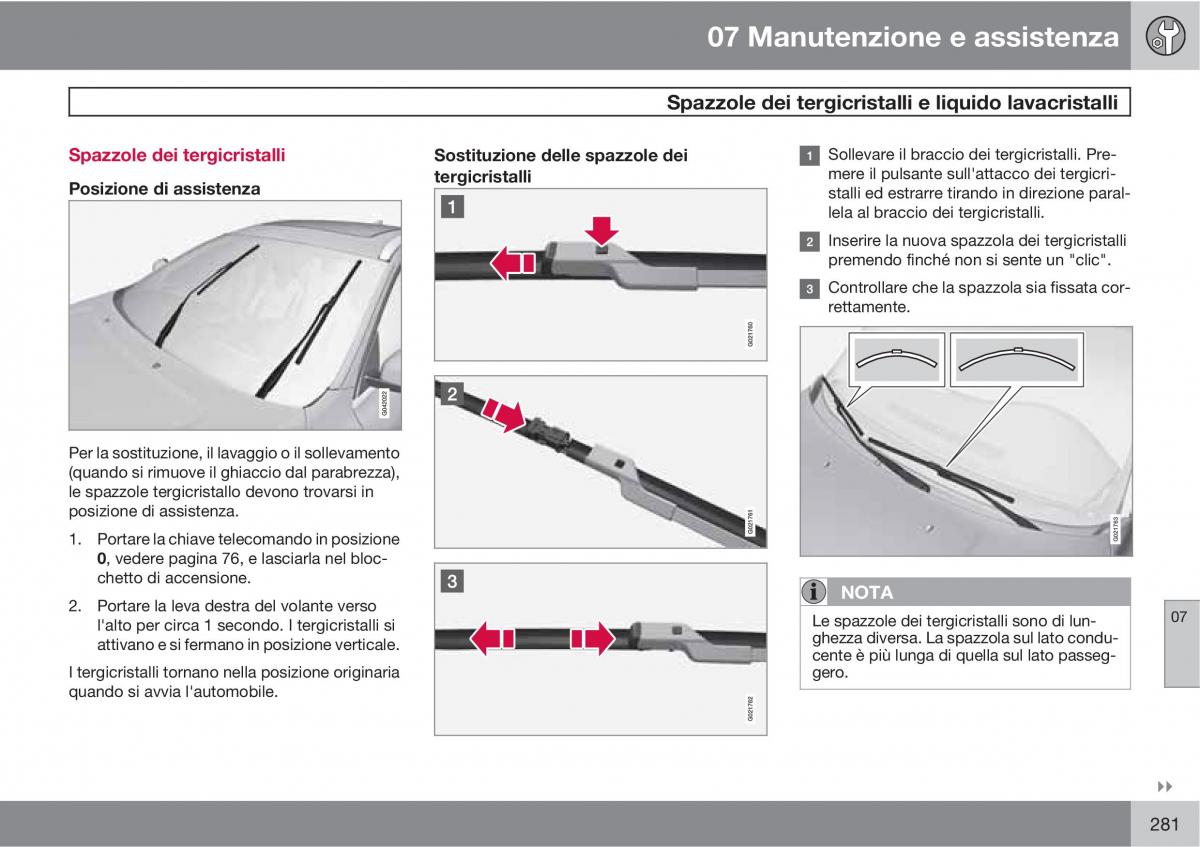 manual  Volvo XC60 I 1 manuale del proprietario / page 281