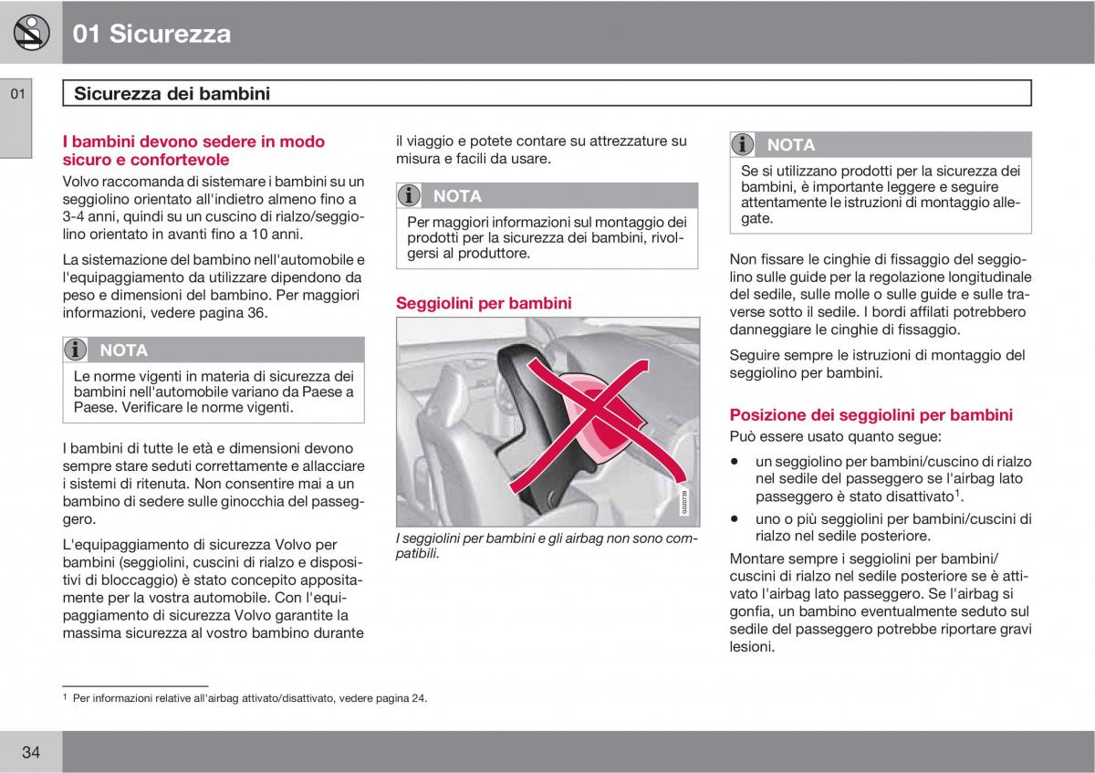 manual  Volvo XC60 I 1 manuale del proprietario / page 34