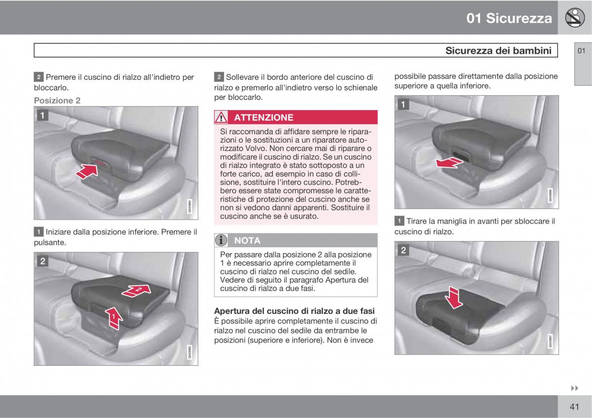 manual  Volvo XC60 I 1 manuale del proprietario / page 41