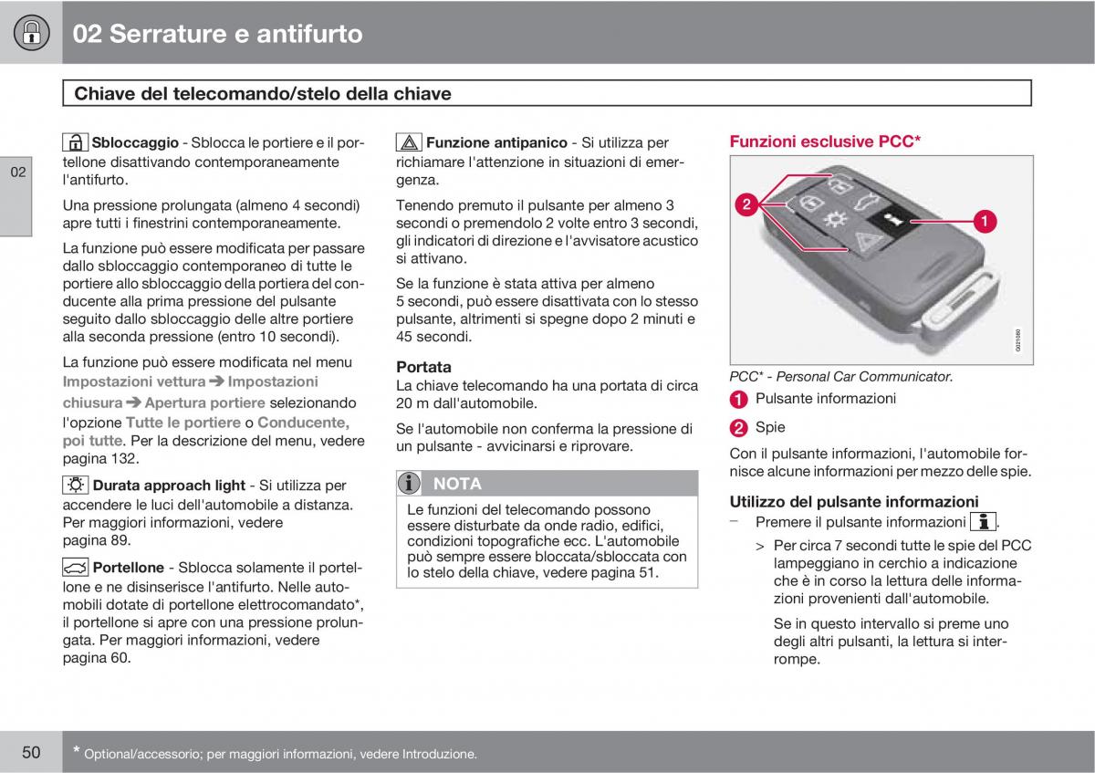 manual  Volvo XC60 I 1 manuale del proprietario / page 50