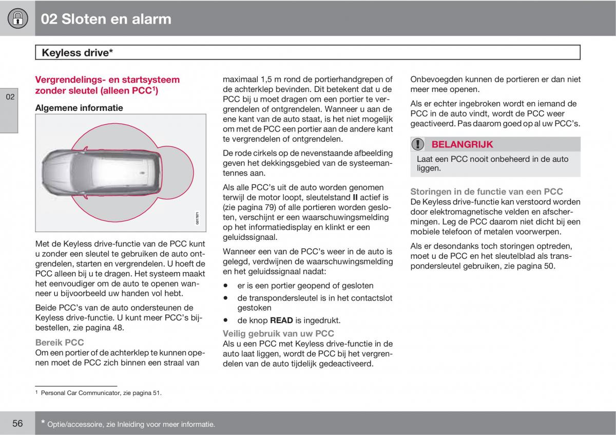 Volvo XC60 I 1 handleiding / page 56