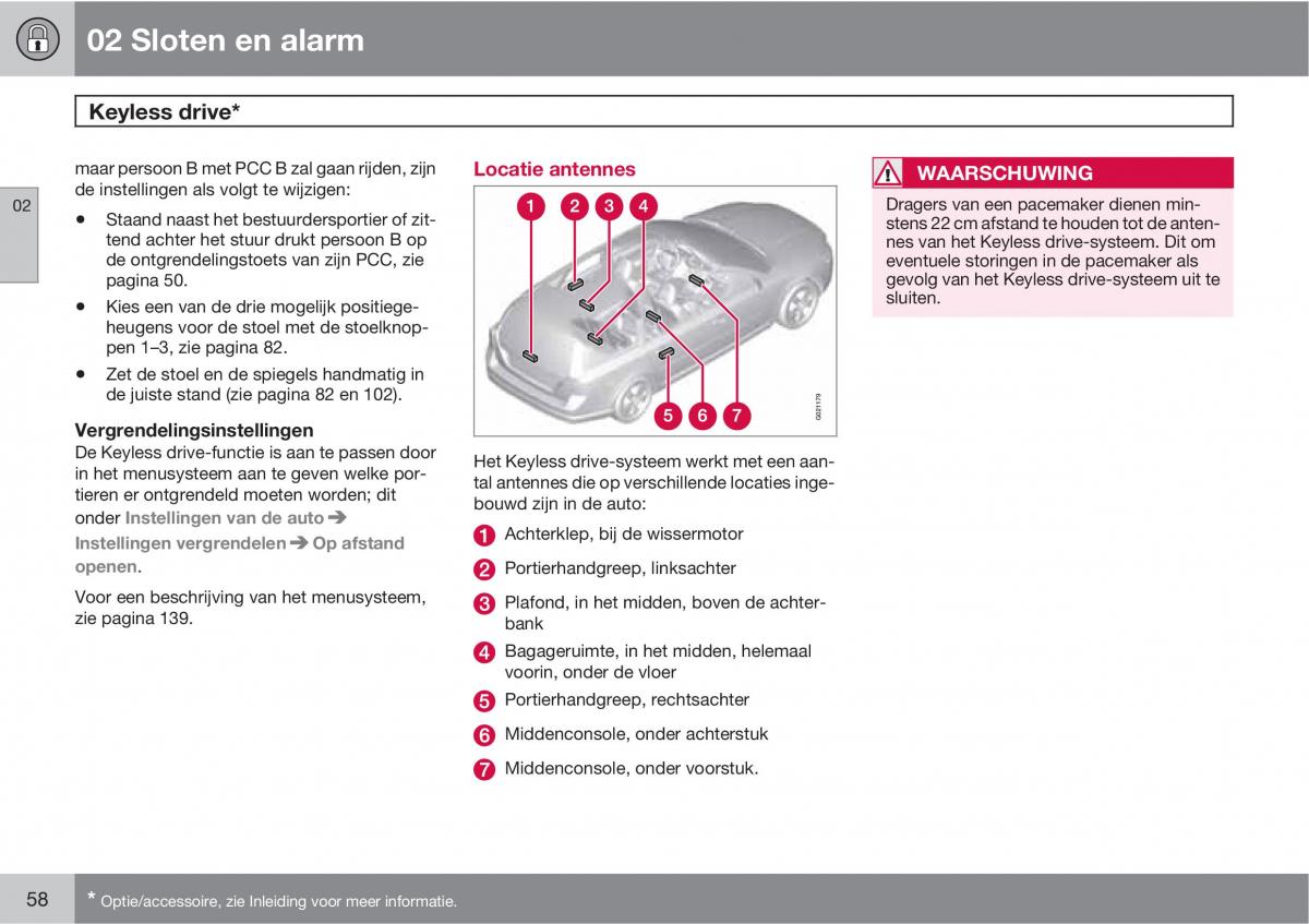 Volvo XC60 I 1 handleiding / page 58