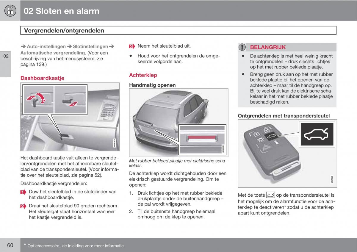 Volvo XC60 I 1 handleiding / page 60