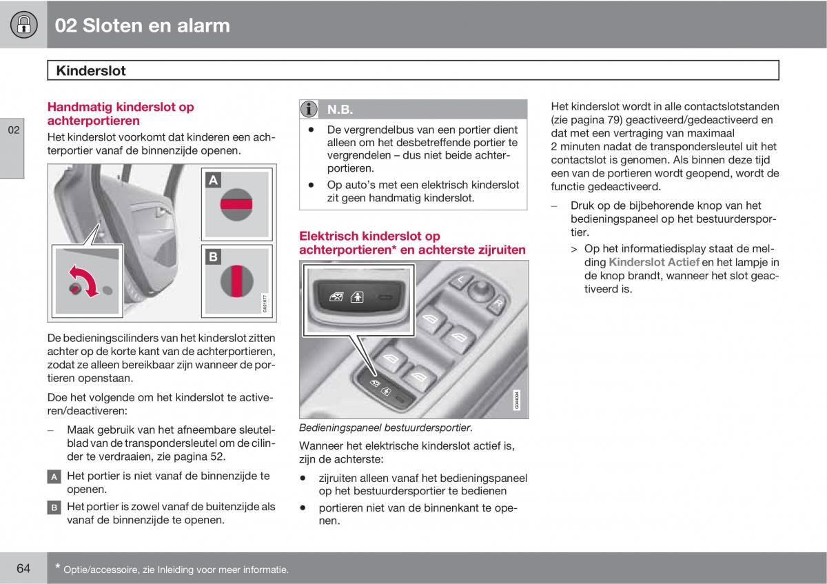 Volvo XC60 I 1 handleiding / page 64