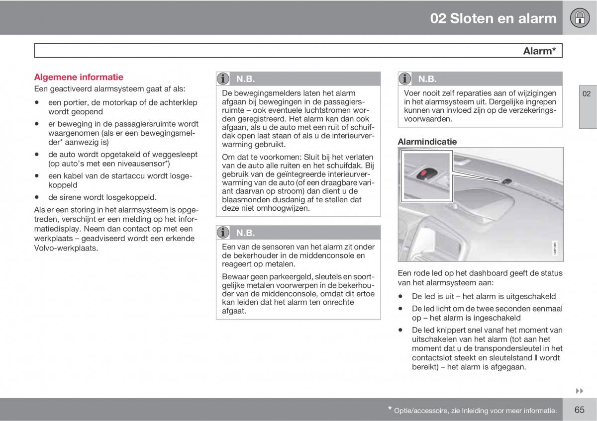 Volvo XC60 I 1 handleiding / page 65