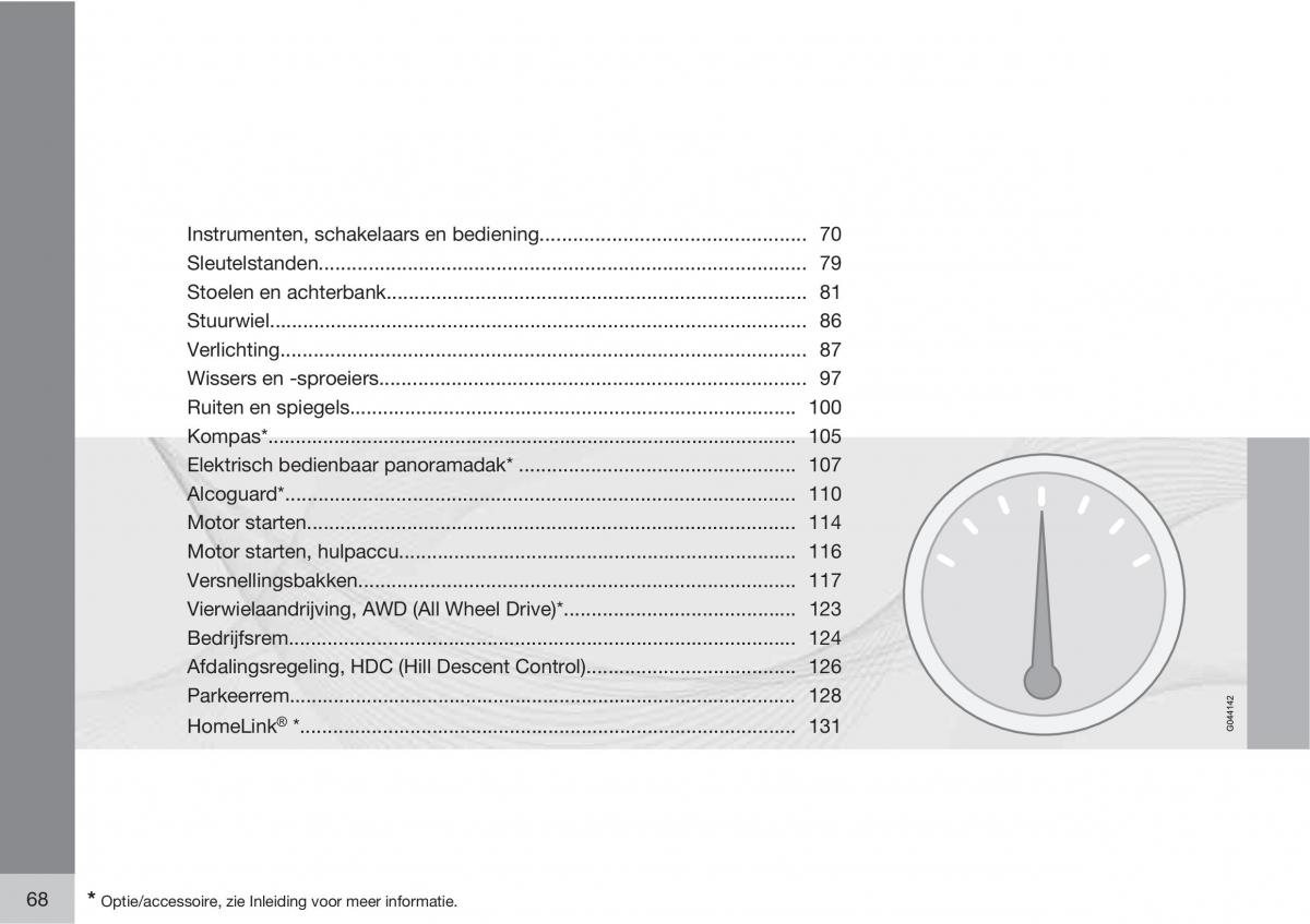 Volvo XC60 I 1 handleiding / page 68