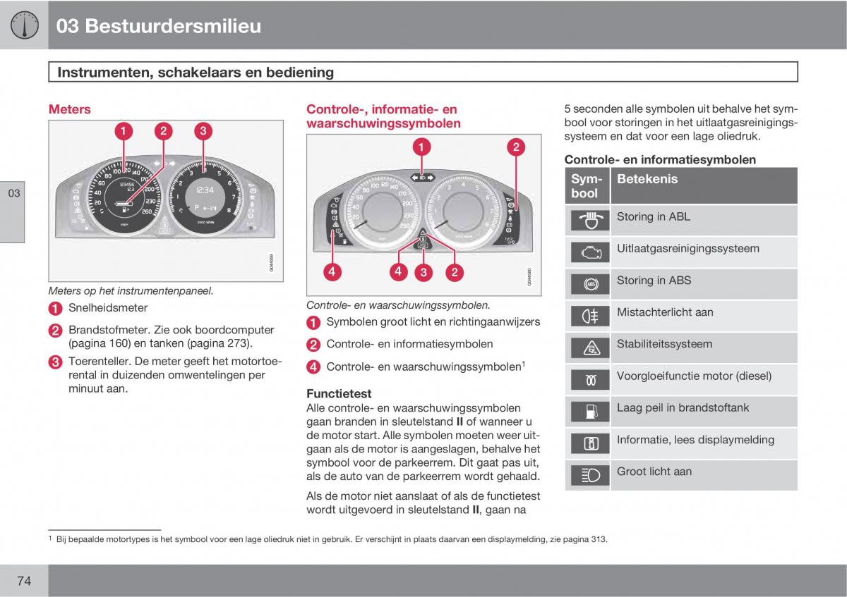 Volvo XC60 I 1 handleiding / page 74