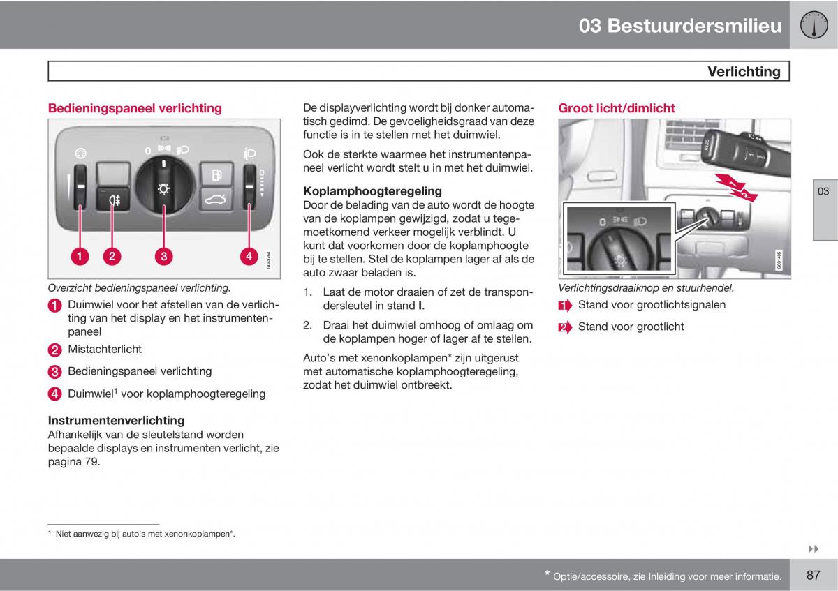 Volvo XC60 I 1 handleiding / page 87