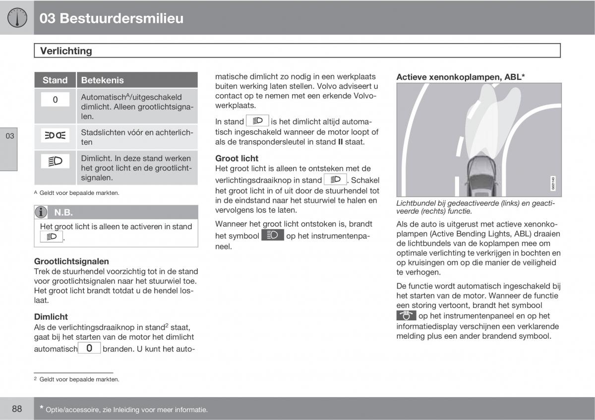 Volvo XC60 I 1 handleiding / page 88