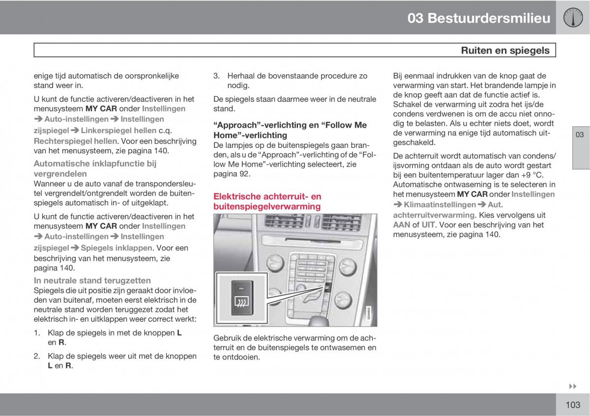 Volvo XC60 I 1 handleiding / page 103