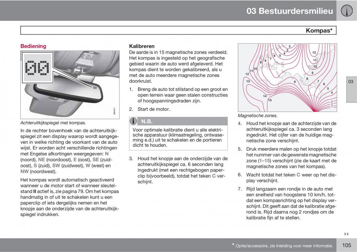 Volvo XC60 I 1 handleiding / page 105