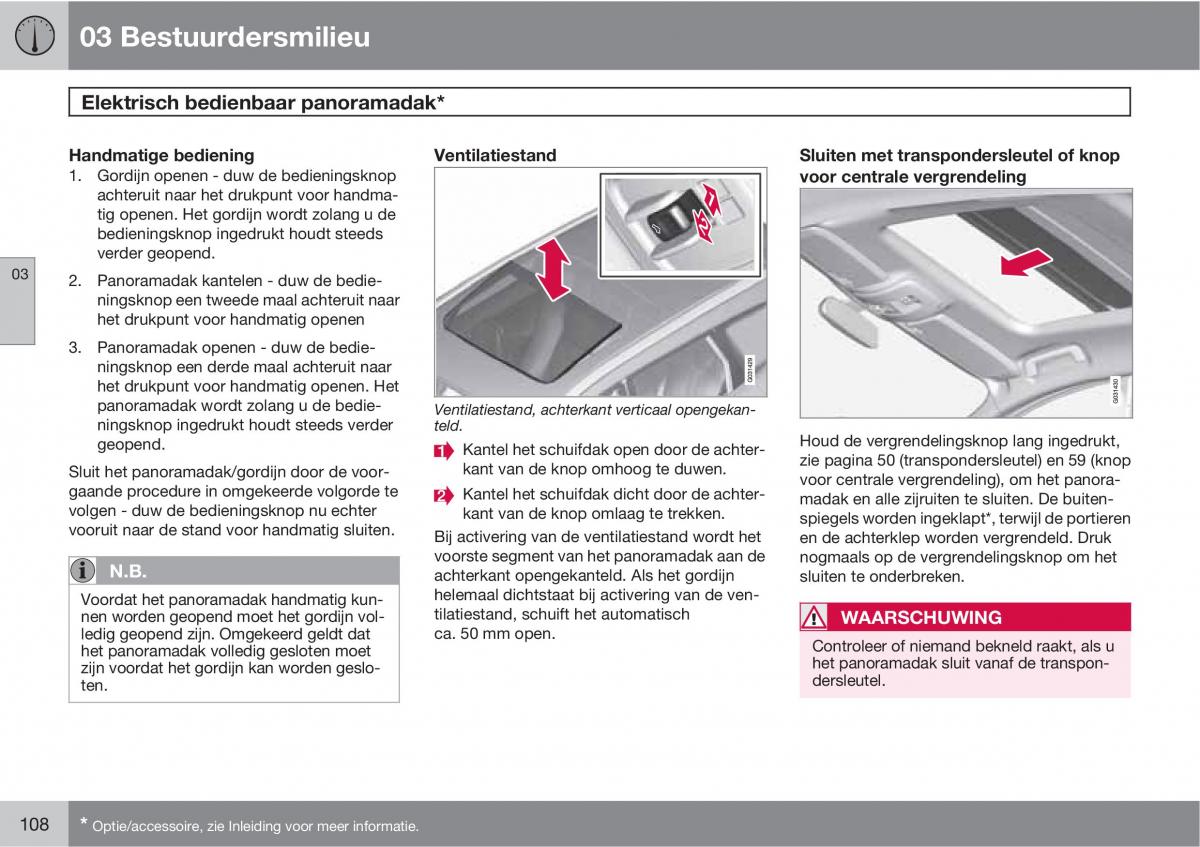 Volvo XC60 I 1 handleiding / page 108