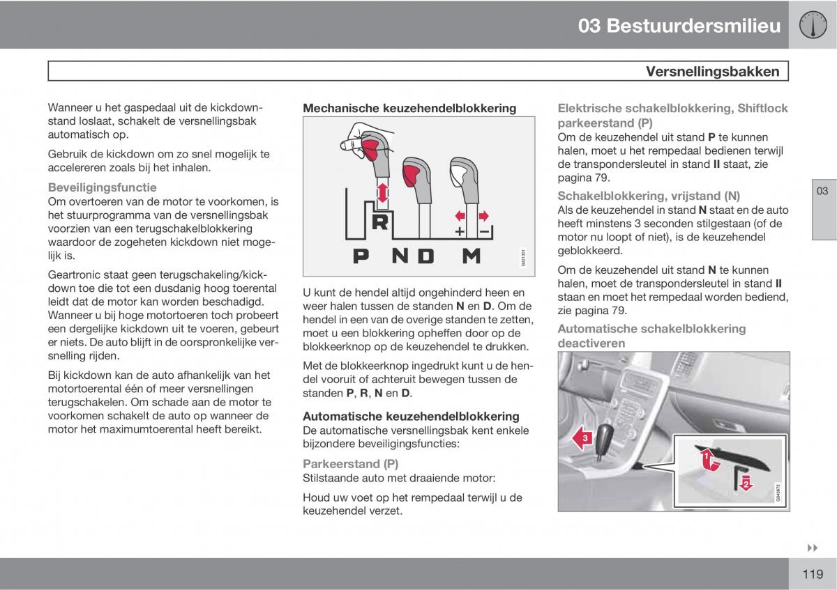 Volvo XC60 I 1 handleiding / page 119