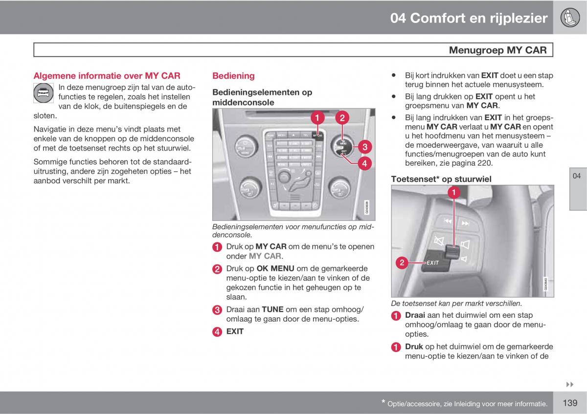 Volvo XC60 I 1 handleiding / page 139