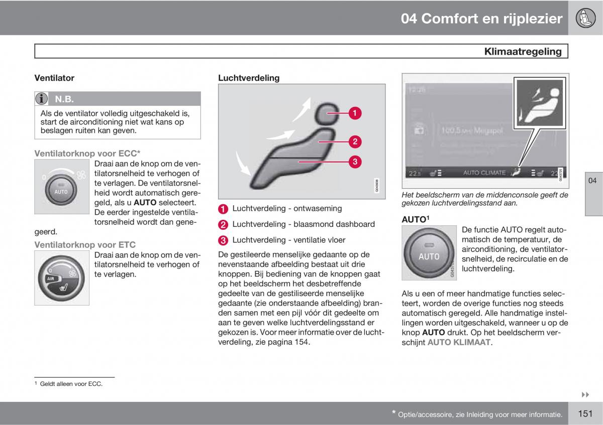 Volvo XC60 I 1 handleiding / page 151