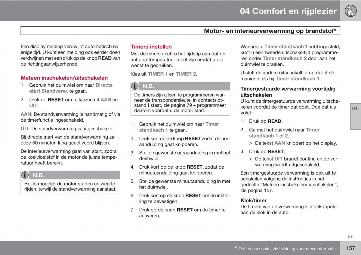 Volvo XC60 I 1 handleiding / page 157