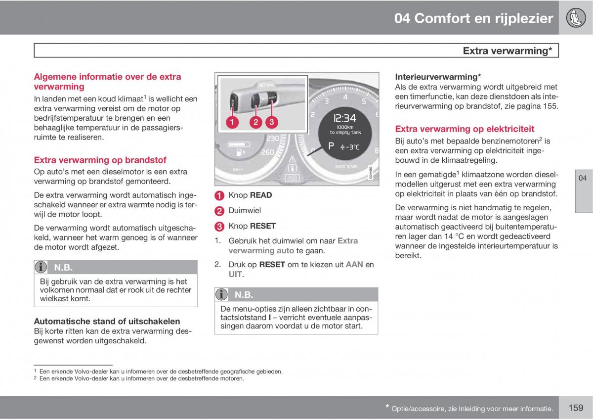 Volvo XC60 I 1 handleiding / page 159