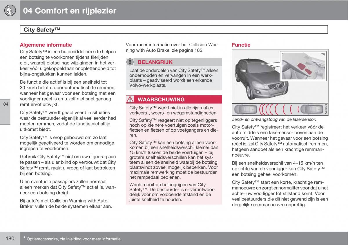 Volvo XC60 I 1 handleiding / page 180