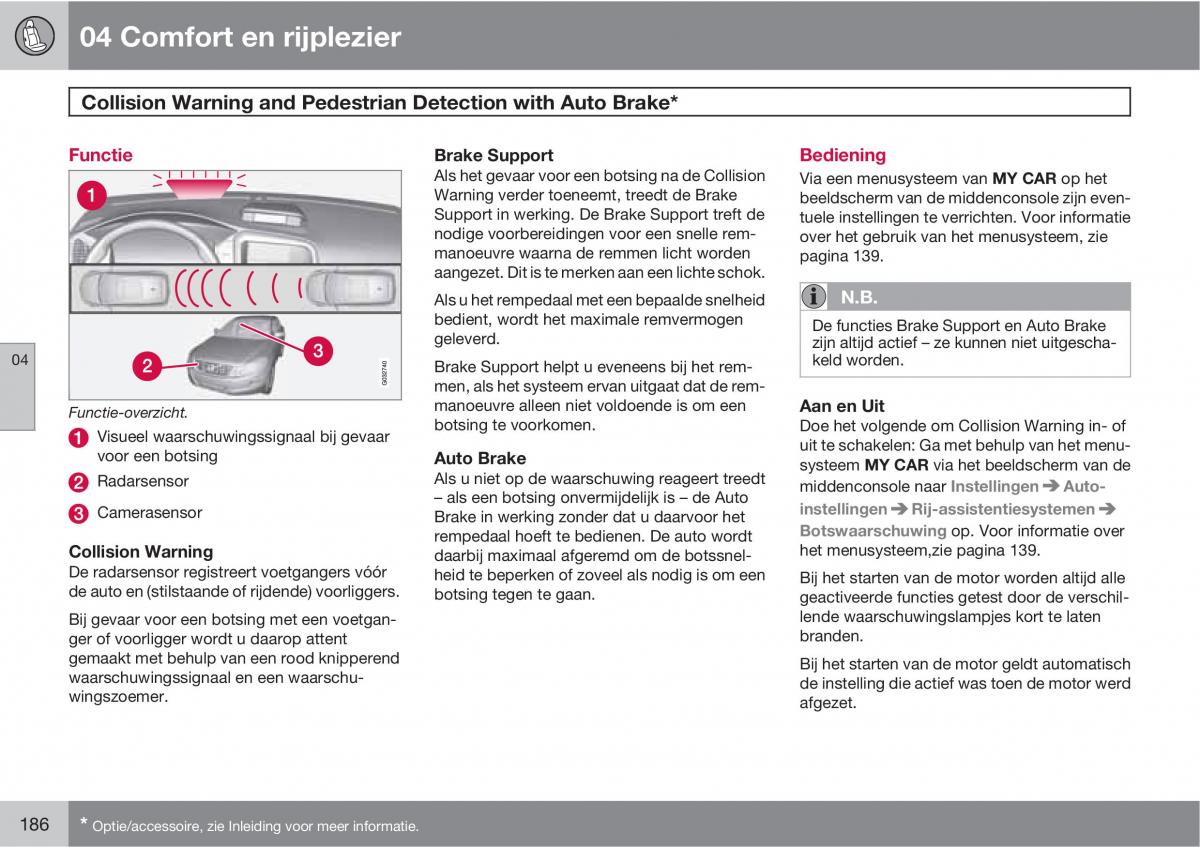 Volvo XC60 I 1 handleiding / page 186