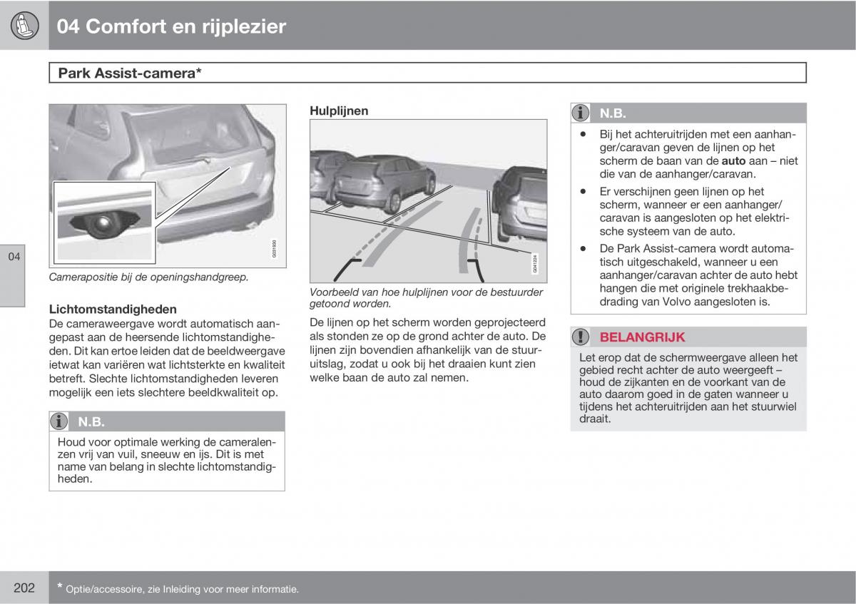 Volvo XC60 I 1 handleiding / page 202