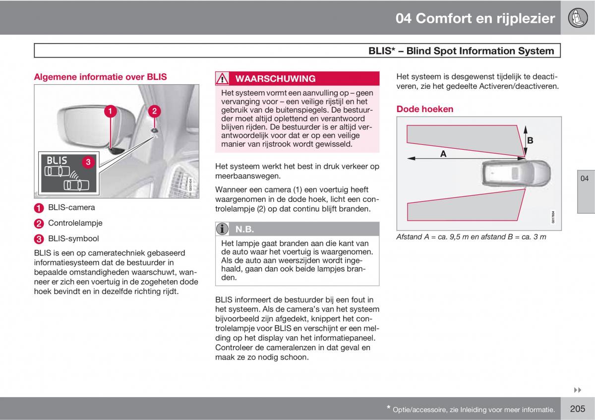 Volvo XC60 I 1 handleiding / page 205