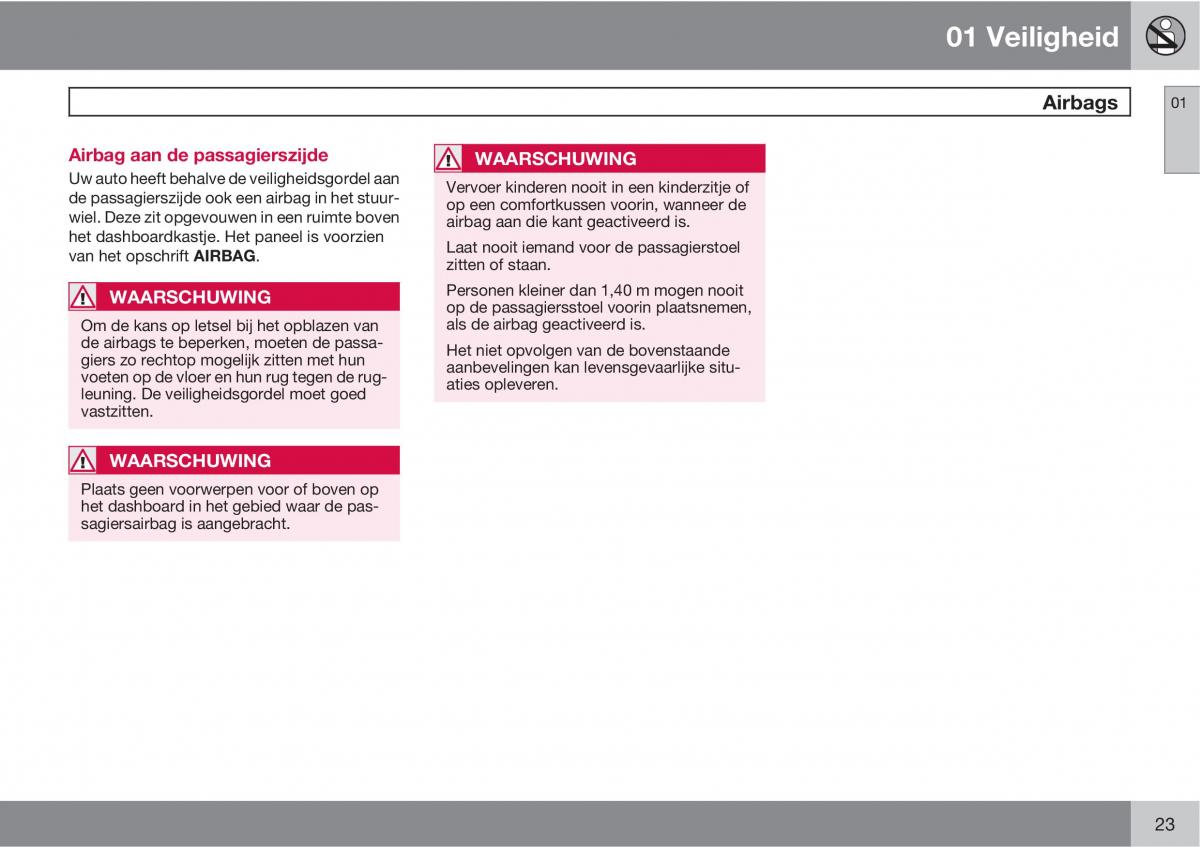 Volvo XC60 I 1 handleiding / page 23