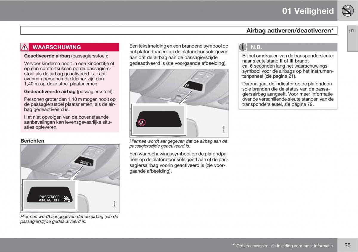 Volvo XC60 I 1 handleiding / page 25