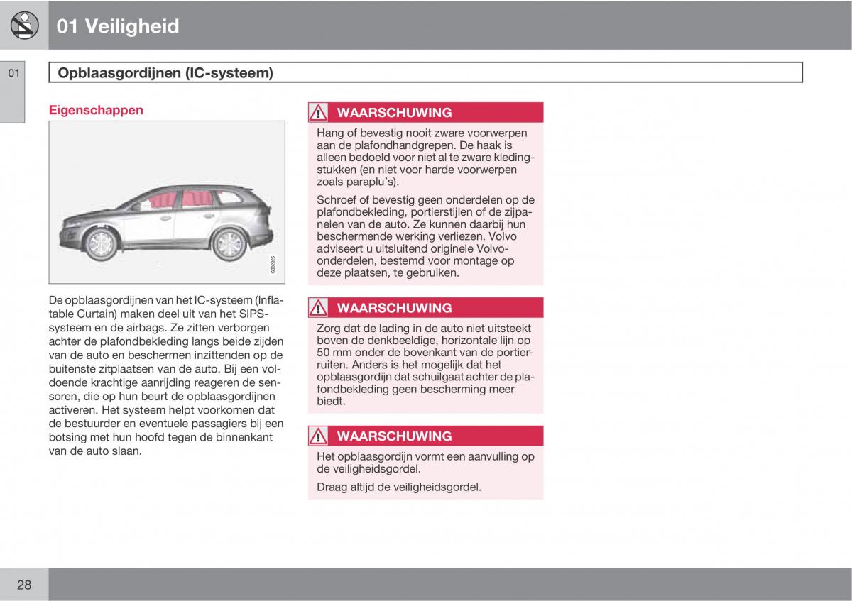 Volvo XC60 I 1 handleiding / page 28