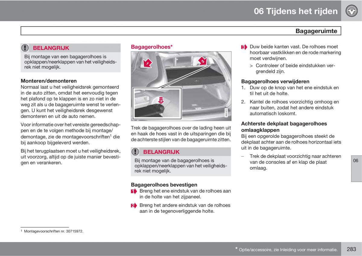 Volvo XC60 I 1 handleiding / page 283