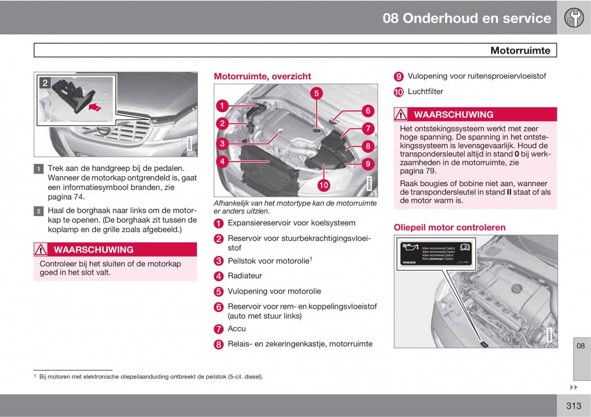 Volvo XC60 I 1 handleiding / page 313