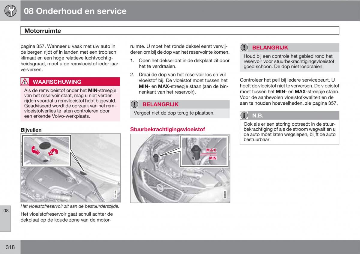 Volvo XC60 I 1 handleiding / page 318