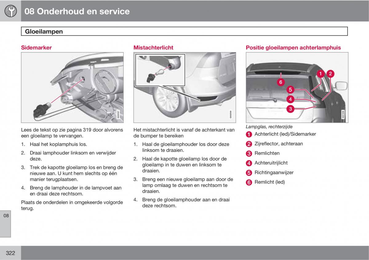 Volvo XC60 I 1 handleiding / page 322