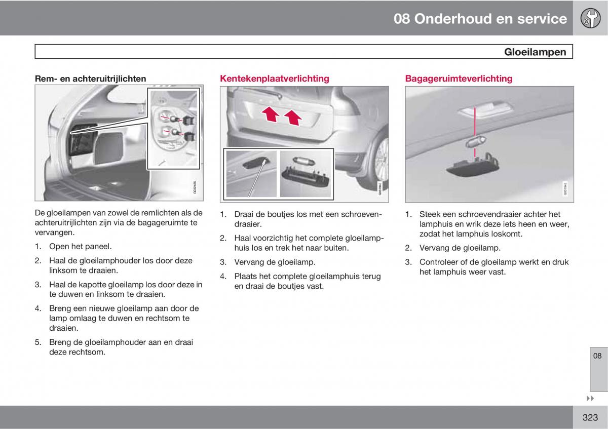 Volvo XC60 I 1 handleiding / page 323