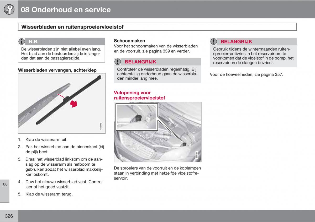 Volvo XC60 I 1 handleiding / page 326