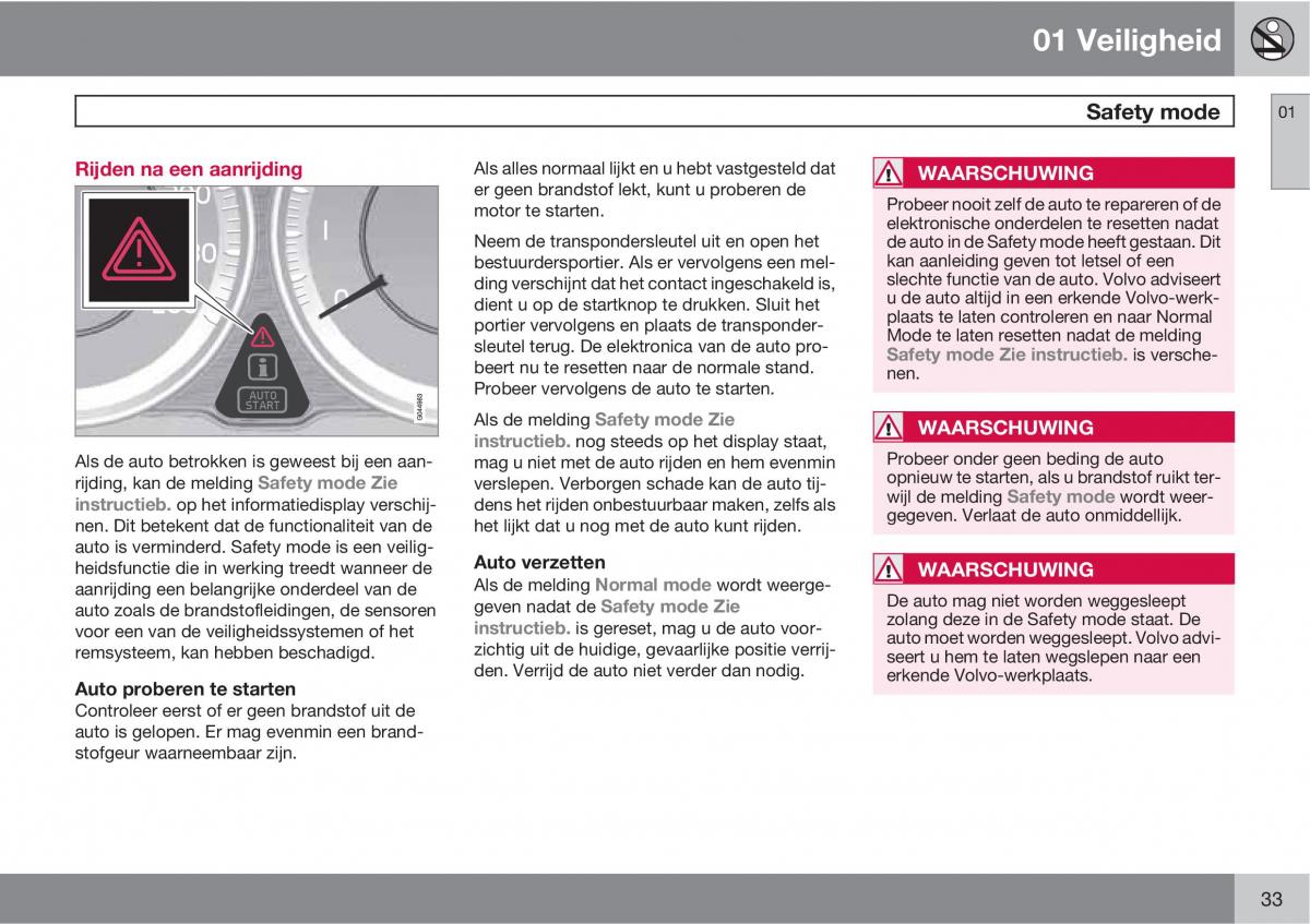 Volvo XC60 I 1 handleiding / page 33