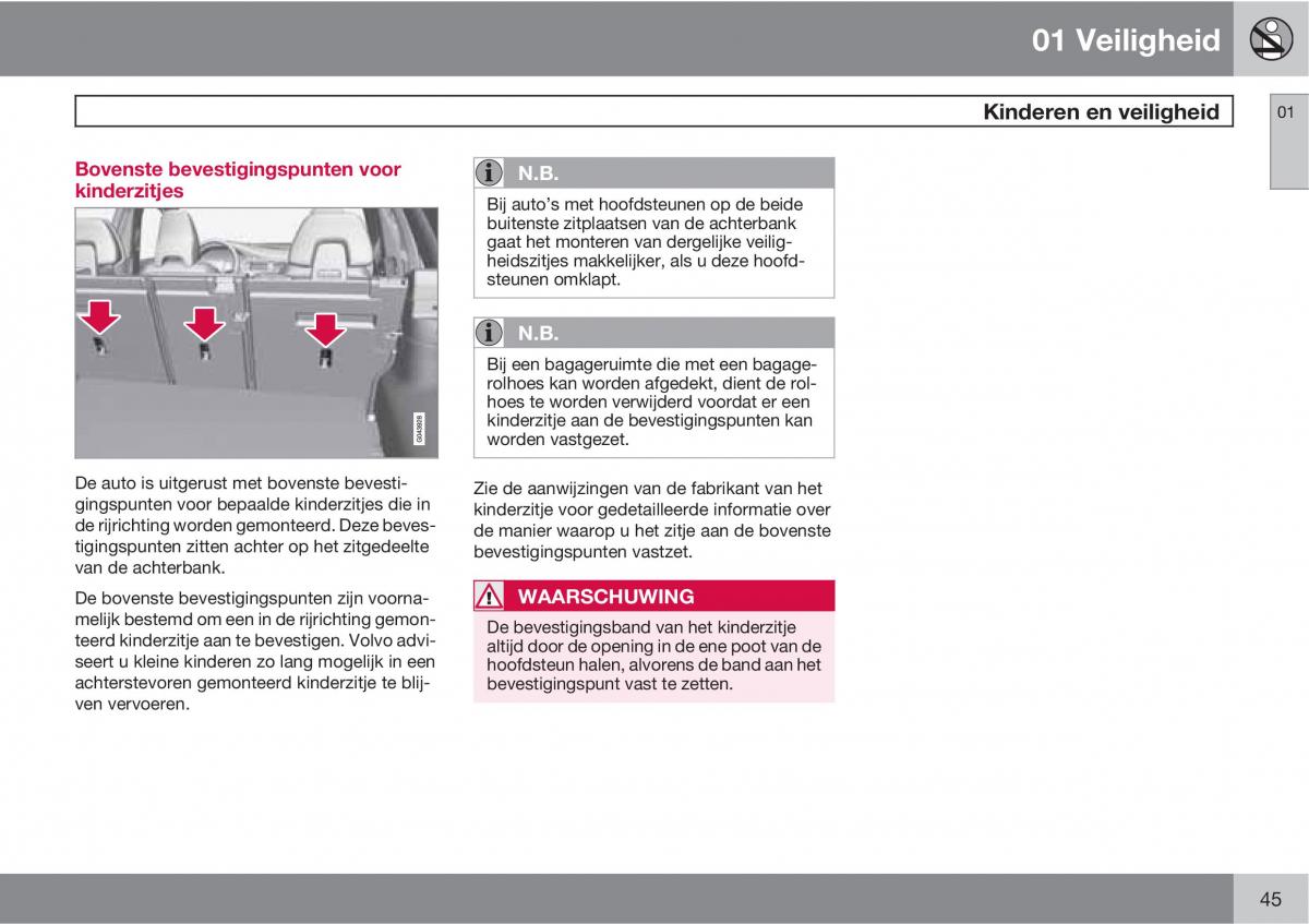 Volvo XC60 I 1 handleiding / page 45