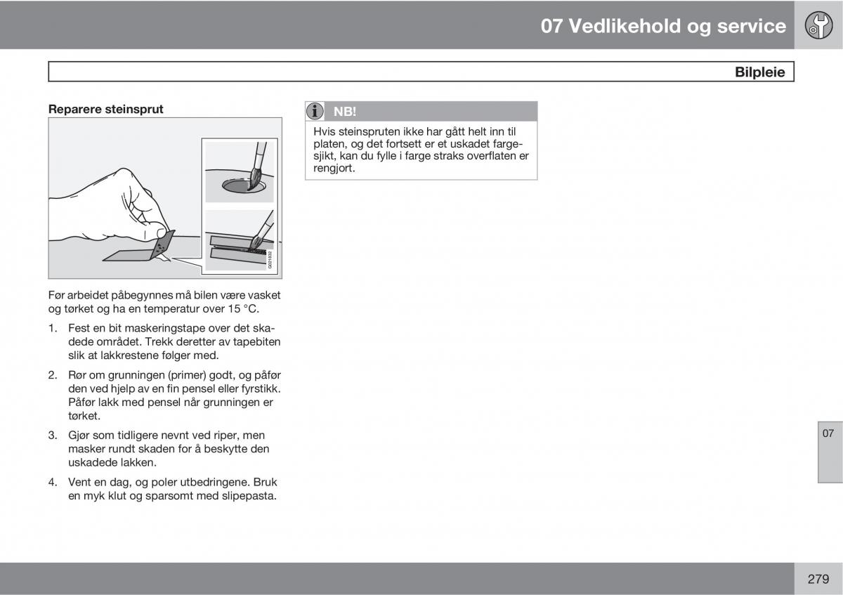 Volvo XC60 I 1 bruksanvisningen / page 279