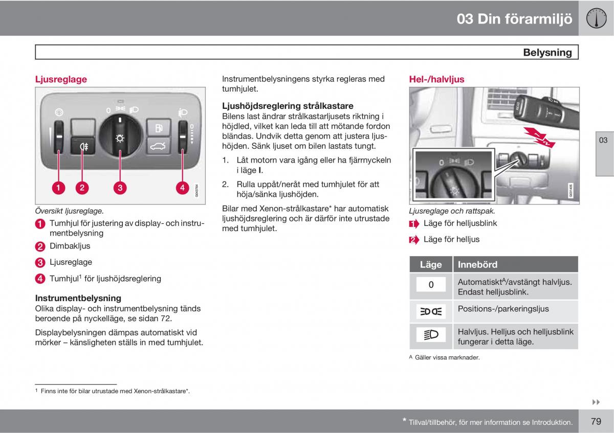 Volvo XC60 I 1 instruktionsbok / page 79