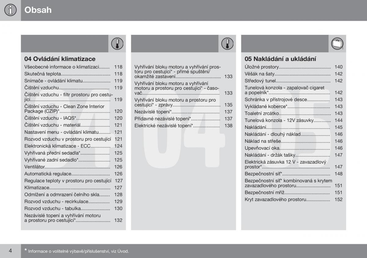 Volvo XC60 I 1 FL navod k obsludze / page 6