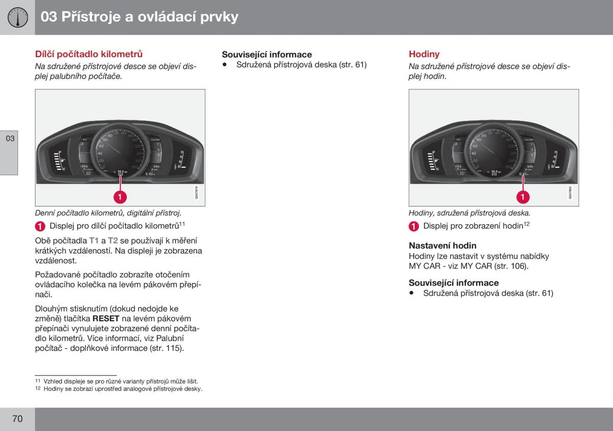 Volvo XC60 I 1 FL navod k obsludze / page 72