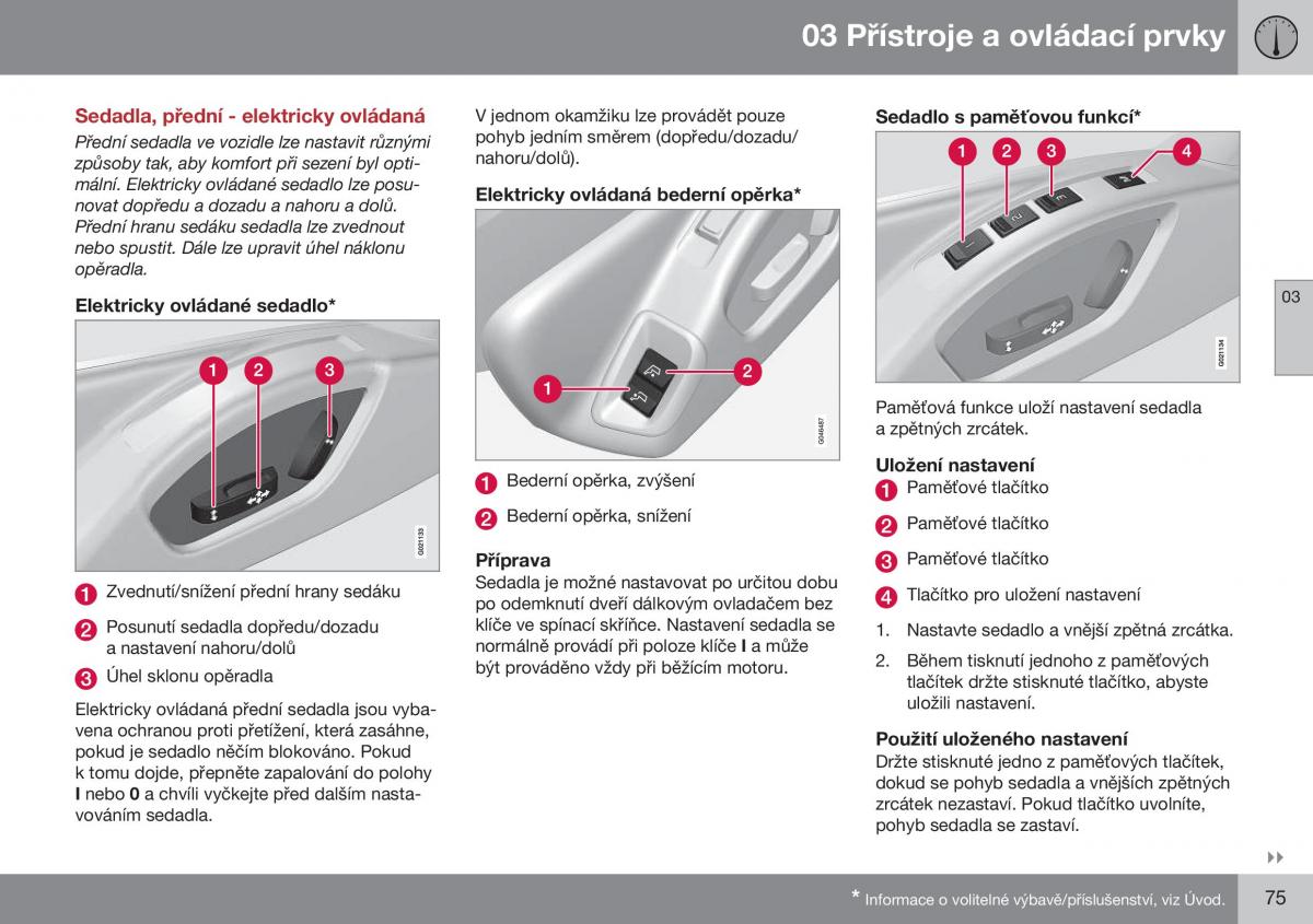 Volvo XC60 I 1 FL navod k obsludze / page 77