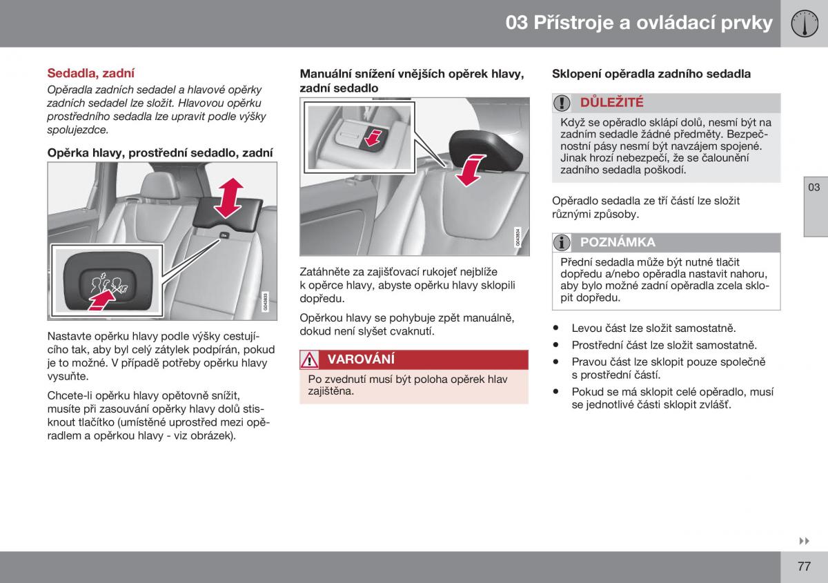 Volvo XC60 I 1 FL navod k obsludze / page 79