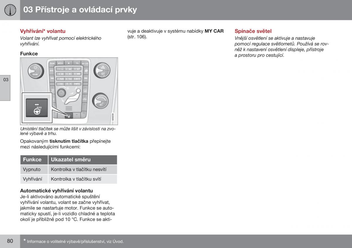 Volvo XC60 I 1 FL navod k obsludze / page 82