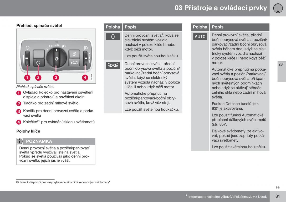 Volvo XC60 I 1 FL navod k obsludze / page 83