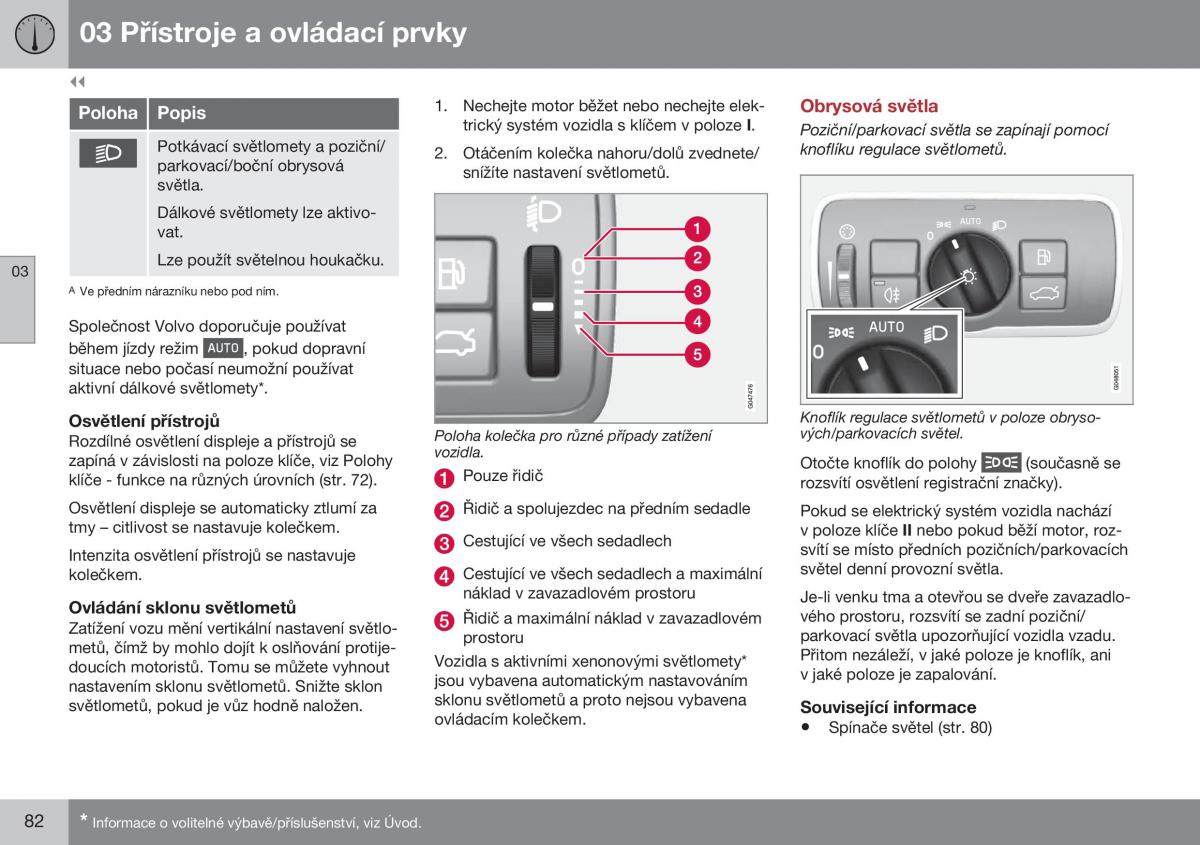 Volvo XC60 I 1 FL navod k obsludze / page 84