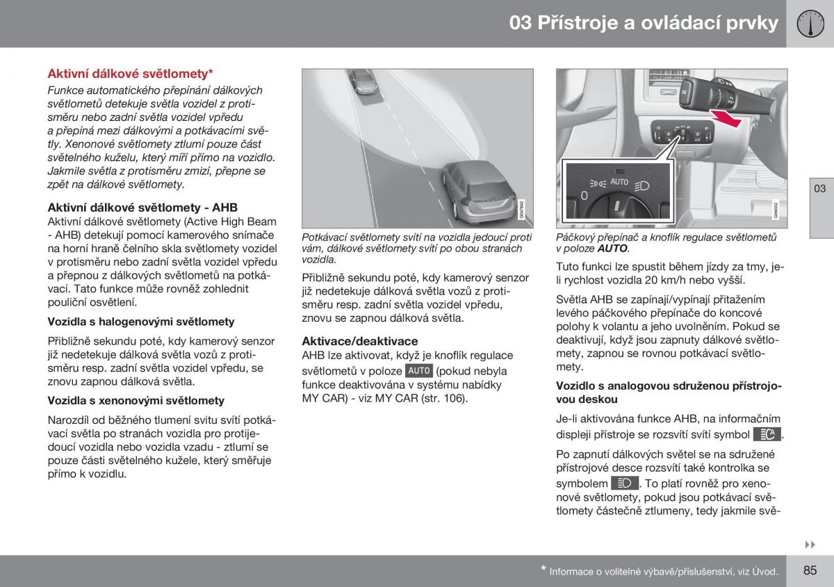 Volvo XC60 I 1 FL navod k obsludze / page 87