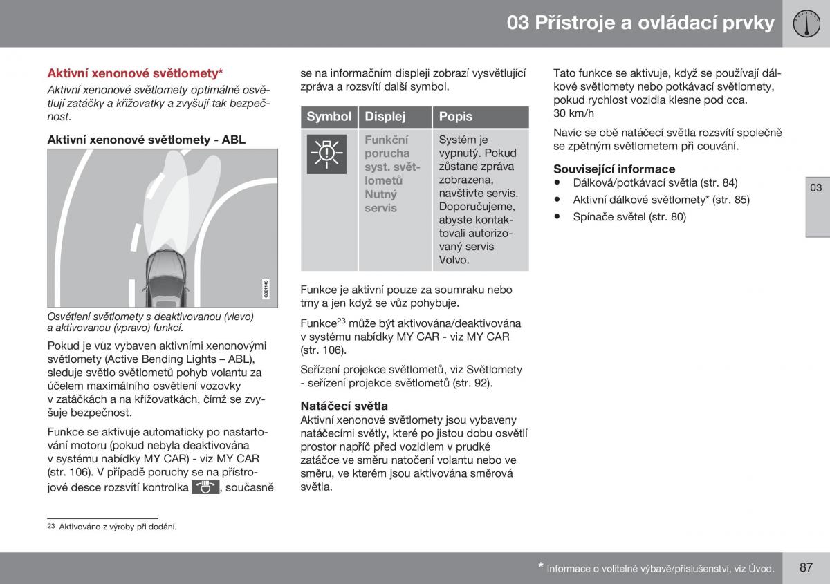 Volvo XC60 I 1 FL navod k obsludze / page 89